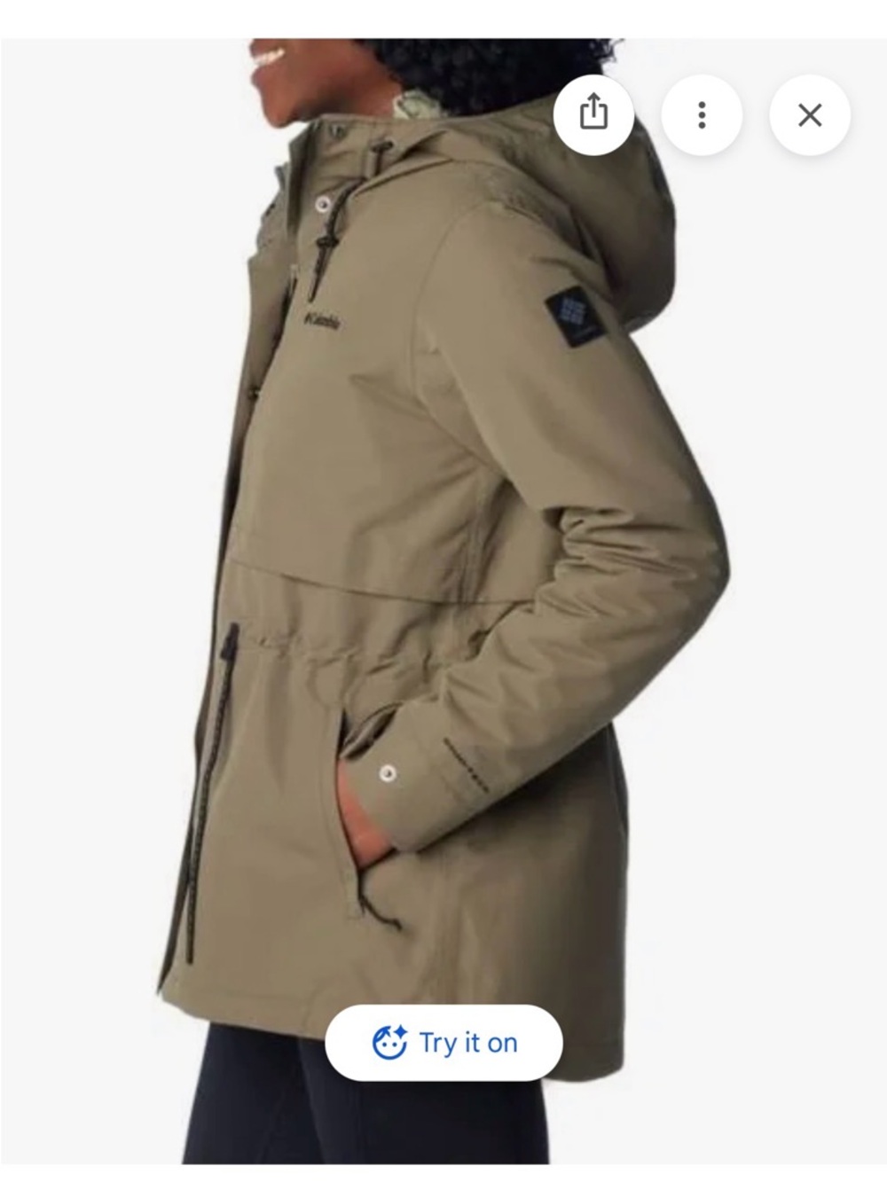 Columbia Women's Olive Green Drop Ridge Interchange Jacket 3-in-1 - Picture 3 of 12